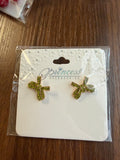 Mix of Colored Rhinestone Bow Earring