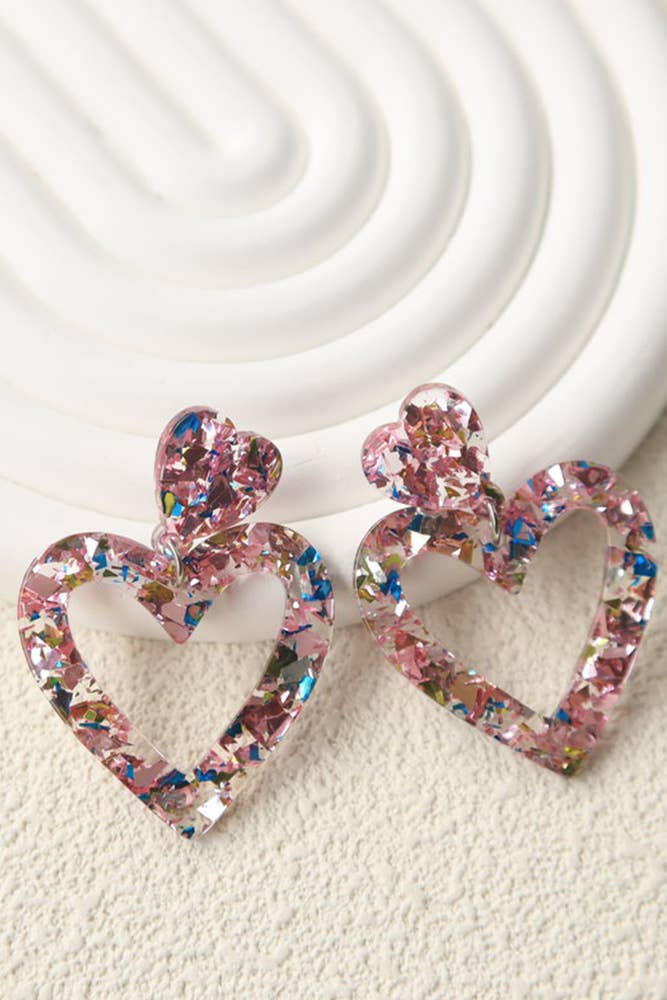 Heart Shape Earrings ZK662