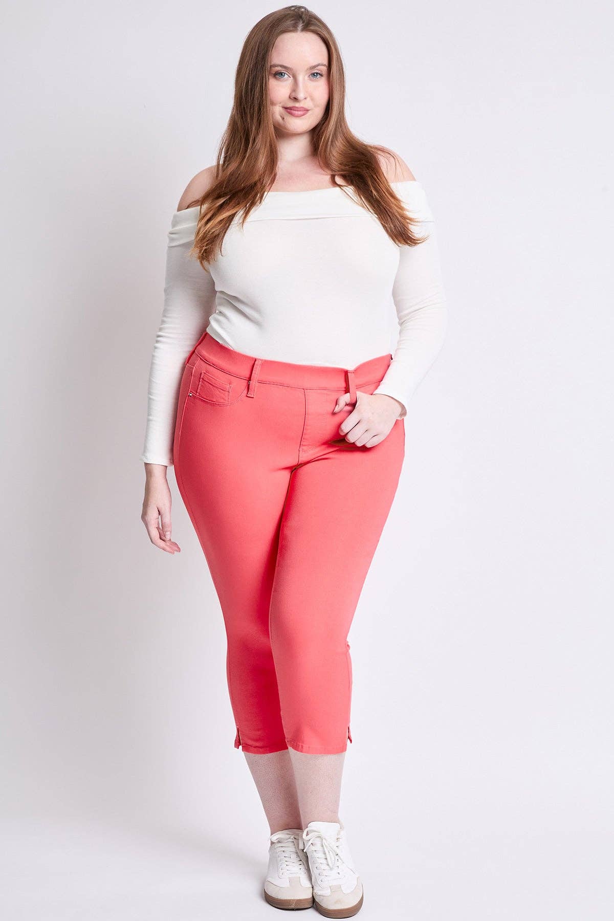 Women's Plus Hyperstretch Capri-EC112631