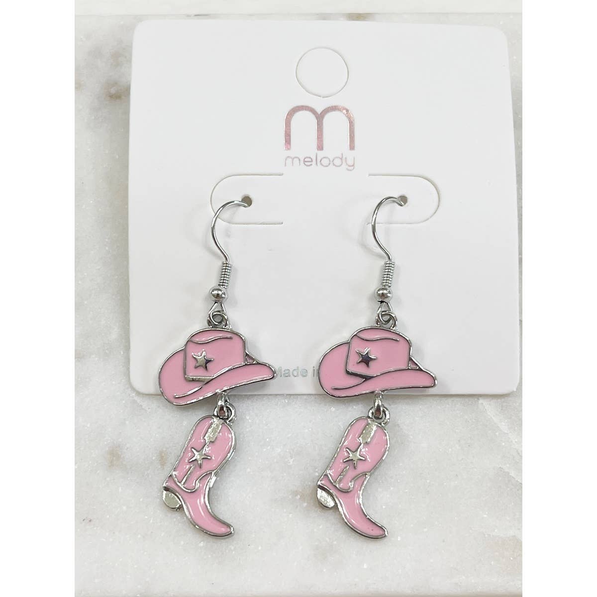 Western Cowgirl Earrings Set